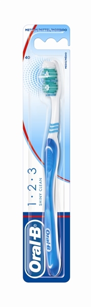 Εικόνα από Oral-B 123 Oδοντόβουρτσα Shine Clean 40 Mέτρια