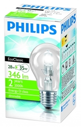 Εικόνα της Philips Eco Classic 30% Οικονομίας Κοινή E27/28W