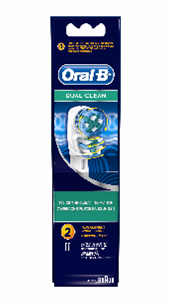 Εικόνα από Oral-b ανταλλακτικά dual clean για ηλεκτρική οδοντόβουρτσα 2 τεμάχια