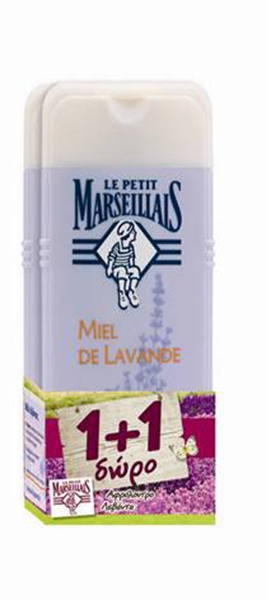 Εικόνα από Le Petit Marseillais Κρεμοντούζ Λεβάντα 650ml+650ml Δώρο