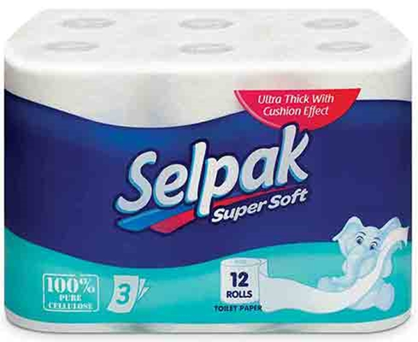 Εικόνα από Selpak Χαρτί Υγείας Super Soft 12 Ρολά 3 φύλλα