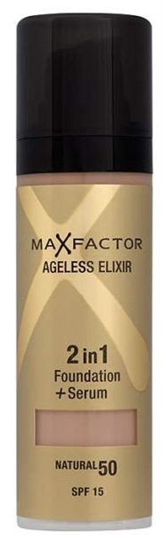 Εικόνα από Max Factor Ageless Elixir 2 in 1 Make Up & Serum SPF15 50 Natural 30ml