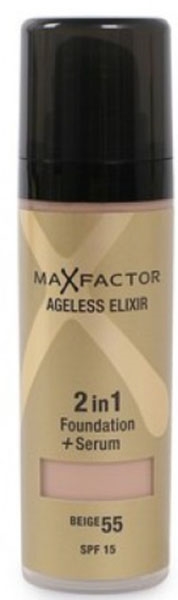 Εικόνα από Max Factor Ageless Elixir 2 in 1 Make Up & Serum SPF15 55 Beige 30ml