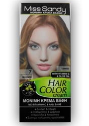 Εικόνα της Miss Sandy Hair Color Cream 7/0 Ξανθό 60ml