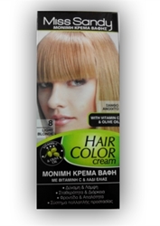 Εικόνα της Miss Sandy Hair Color Cream 8/0 Ξανθό Ανοιχτό 60ml