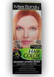 Εικόνα της Miss Sandy Hair Color Cream 8/73 Ξανθό Ανοιχτό Μελί 60ml