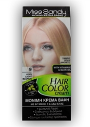 Εικόνα της Miss Sandy Hair Color Cream 9/0 Ξανθό Πολύ Ανοιχτό 60ml