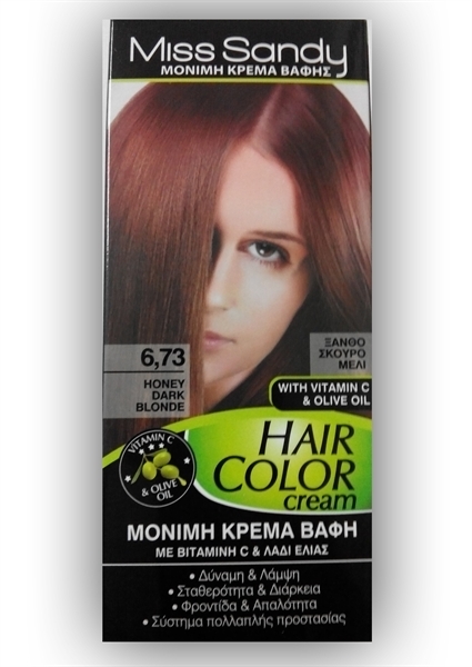 Εικόνα από Miss Sandy Hair Color Cream 6/73 Ξανθό Σκούρο Μελί 60ml