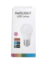 Εικόνα της Λάμπα Led Hedlight Kοινή 6W/E27 Ψυχρό Λευκό Φως