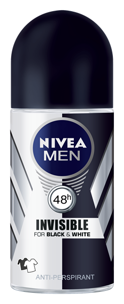 Εικόνα από Nivea Men Invisible for Black & White 48h Anti-perspirant Roll-On 50ml