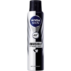 Εικόνα της Nivea Men Invisible for Black & White 48h Anti-perspirant Spray 150ml