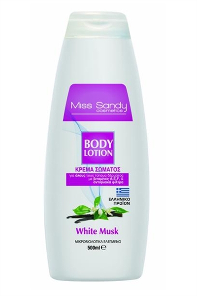 Εικόνα από Miss Sandy Κρέμα Σώματος White Musk 500ml