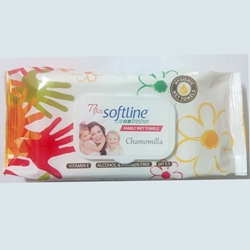 Εικόνα της Softline Μωρομάντηλα Comfort Family Με Καπάκι 72Τεμ