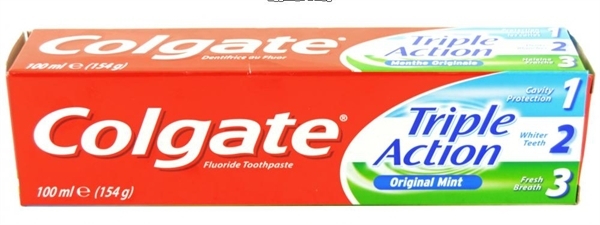 Εικόνα από Colgate Triple Action Original Mint 100ml