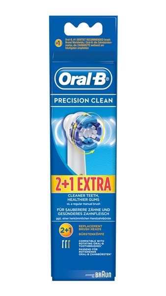 Εικόνα από Oral-b ανταλλακτικά precision clean για ηλεκτρική οδοντόβουρτσα 2 τεm+1 τεμ.δώρο