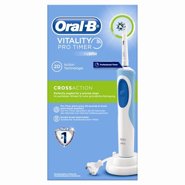 Εικόνα από Oral-b επαναφορτιζόμενη οδοντόβουρτσα vitality cross action