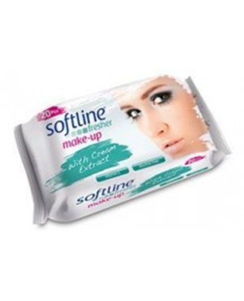 Εικόνα από Softline Μαντηλάκια Καθαρισμού(Make Up) 20Τεμαχίων