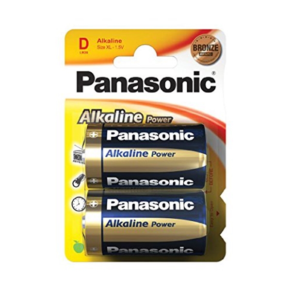 Εικόνα από Panasonic Μπαταρία Αλκαλική Lr20 (D) Am1-Mn1300  Blister 2 Τεμαχίων