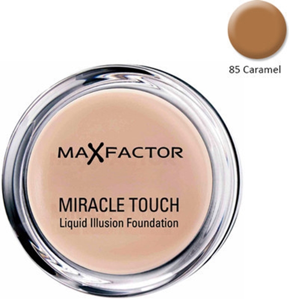 Εικόνα από Max Factor Miracle Touch Liquid Illusion Foundation 85 Caramel 11.5gr