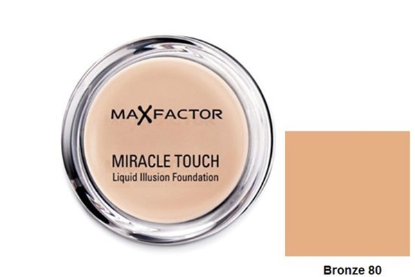 Εικόνα από Max Factor Miracle Touch Liquid Illusion Foundation 80 Bronze 11.5g