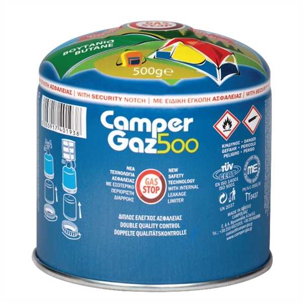 Εικόνα από Φιαλίδιο Βουτανίου Camper Gaz 500gr