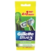 Εικόνα από Gillette Ξυραφάκια μιας Xρήσης Blue 3 Sensitive 4 Tεμαχίων+1 Tεμάχιο Δώρο