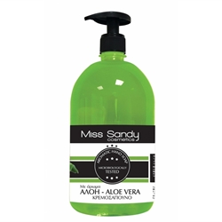 Εικόνα της Miss Sandy Κρεμοσάπουνο Με Βαλβίδα Aloe Vera 1000ml