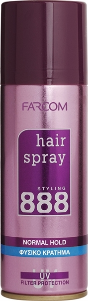 Εικόνα από Farcom Hair Spray 888 Normal Hold Normal & Dry Hair 200ml