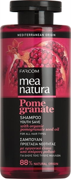 Εικόνα από Farcom Mea Natura Pomegranate Σαμπουάν Προστασία Νεότητας 300ml