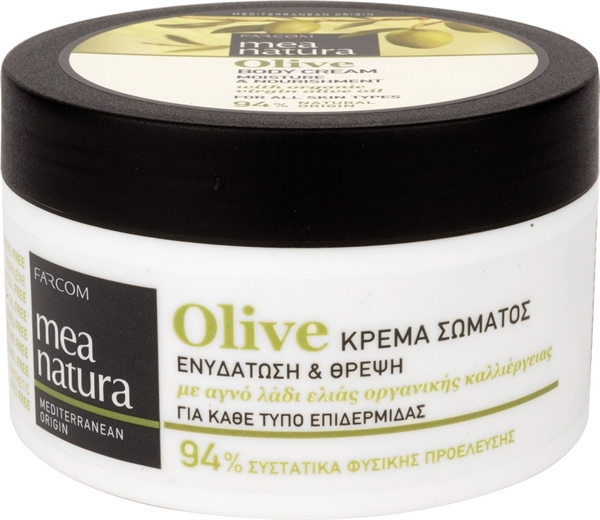 Εικόνα από Farcom Mea Natura Olive Κρέμα Σώματος για Ενυδάτωση & Θρέψη 250ML