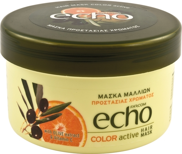 Εικόνα από Farcom Echo Μάσκα Μαλλιών – Προστασία Χρώματος Με Φυσικό Εκχύλισμα Ελιάς & Βιταμίνη C 250ml