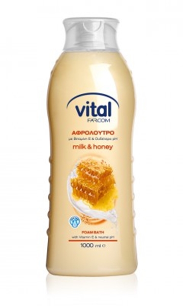 Εικόνα από Farcom Vital Αφρόλουτρο Μέλι & Γάλα 1000 ml