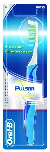 Εικόνα από Oral-b οδοντόβουρτσα μπαταρίας pulsar 35 μέτρια