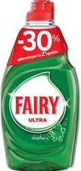 Εικόνα της Fairy Ultra Πιάτων Χεριού Regular 2Χ400ml (Το 2ο -30% Φθηνότερα)