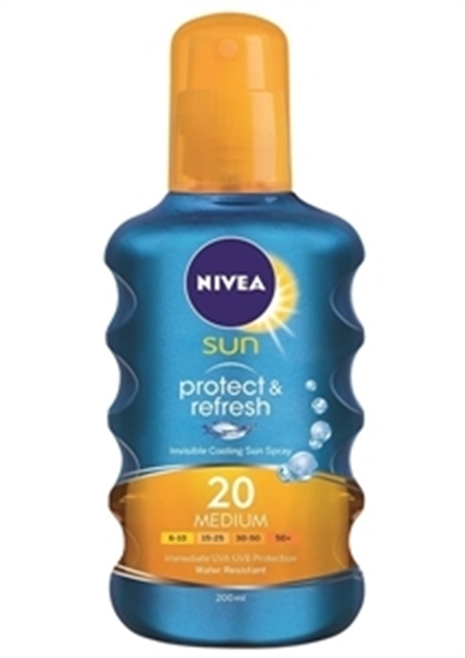 Εικόνα από Nivea Sun Protect & Refresh Invisible Spray Οil SPF20 200ml