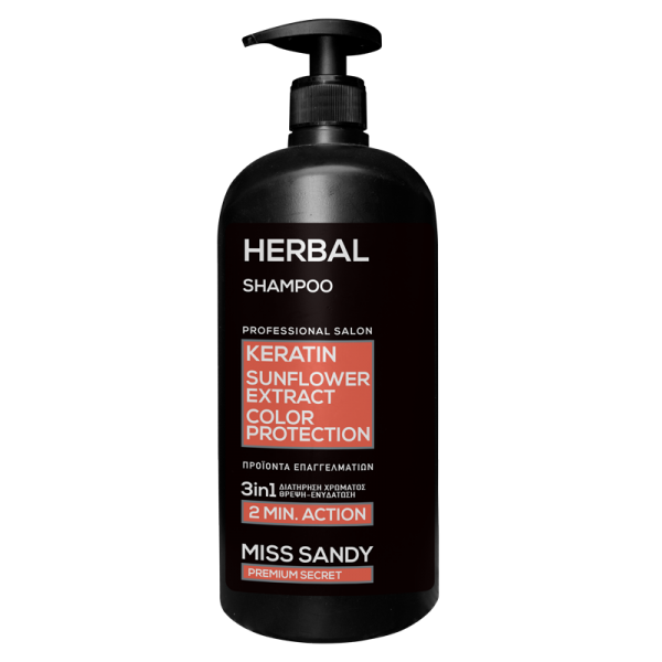 Εικόνα από Miss Sandy Σαμπουάν Herbal Keratin-Sunflower Extract 750ml