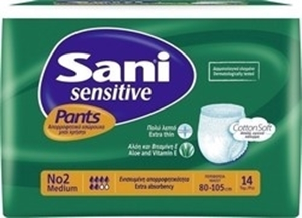 Εικόνα από Sani Sensitive Pants Εσώρουχο Ακράτειας No2 Medium 14Tεμ