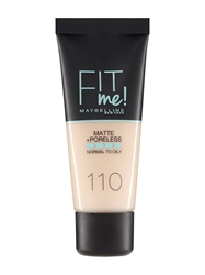 Εικόνα της Maybelline Fit Me Matte Poreless Foundation 110 Normal to Oily  30ml