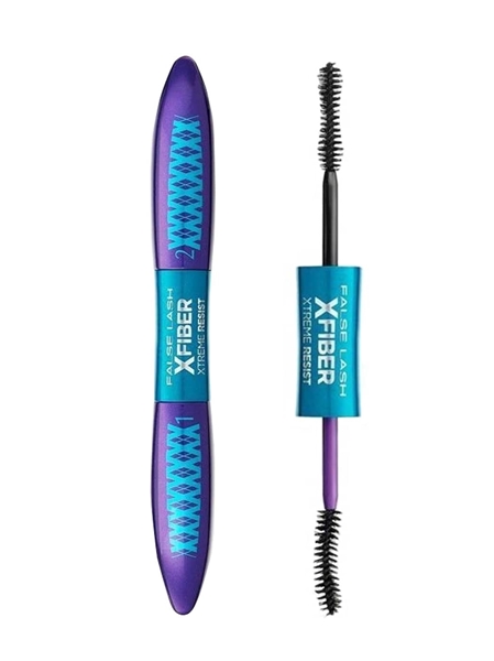 Εικόνα από L'Oreal False Lash XFiber Xtreme Resist Mascara Black Waterproof (7.4ml + 7.1 ml)