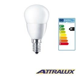 Εικόνα της Λαμπτήρας Σφαιρικός Led Attralux 5.5W/E14 Θερμό Φως