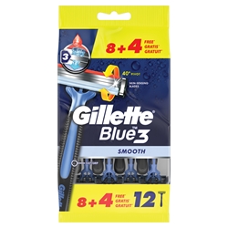 Εικόνα της Gillette Blue 3 Smooth Ξυραφάκια Μιας Χρήσης 12τμχ
