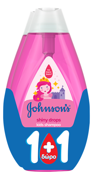 Εικόνα από Johnson's Baby Σαμπουάν Shiny Drops(Λαμπερά) 500ml 1+1 Δώρο