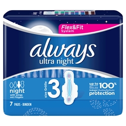 Εικόνα της Always Σερβιέτα Ultra Night 7 Τεμαχίων