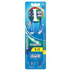 Εικόνα της Oral-Β Οδοντόβουρτσα Comlete Clean Clean 5 Way 44 Mέτρια 2 Tεμάχια σε Eιδική Tιμή