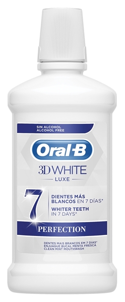 Εικόνα από Oral-B 3D White Luxe Glamorous Shine Στοματικό Διάλυμα για Λεύκανση 500ml