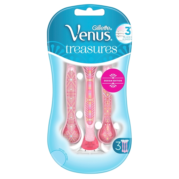 Εικόνα από Gillette Venus Treasures Ξυραφάκια Μιας Χρήσης 3 Τεμαχίων