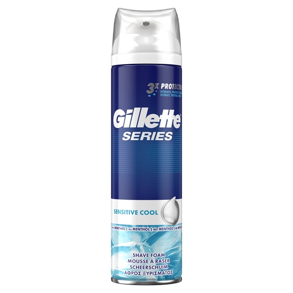 Εικόνα από Gillette Αφρός Ξυρίσματος Series Sensitive Cool Gel 250ml