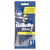 Εικόνα από Gillette Ξυραφάκια Μιας Xρήσης Blue II Slalom Βlister 5 Τεμαχίων