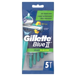 Εικόνα της Gillette Blue II Slalom Plus Ξυραφάκια μιας Χρήσης 5τμχ
