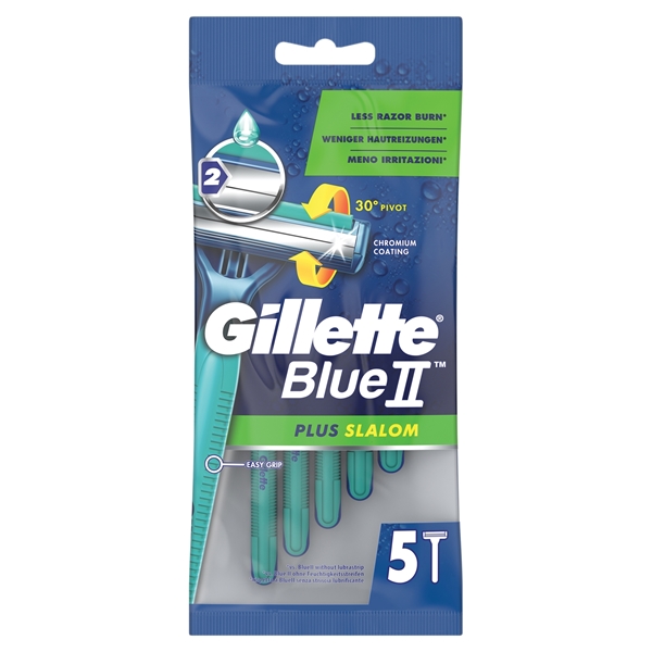 Εικόνα από Gillette Blue II Slalom Plus Ξυραφάκια μιας Χρήσης 5τμχ